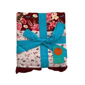 NIB/NWT Rare Posh Peanut Ayla and Agnes Luxe Ruffled Patoo Bamboo Blanket